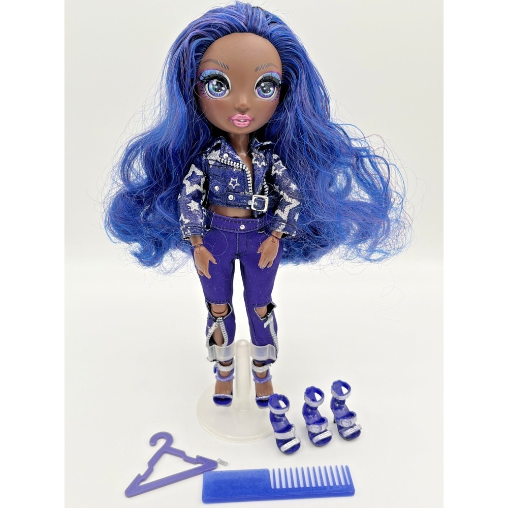 Rainbow High Krystal Bailey Indigo Dark Purple Fashion Doll MGA